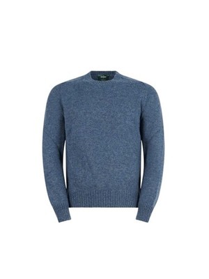 Herrenpullover Mit Rollkragen Gran Sasso, Aus Wolle, Farbe Ottanio