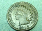 1907 INDIAN HEAD CENT