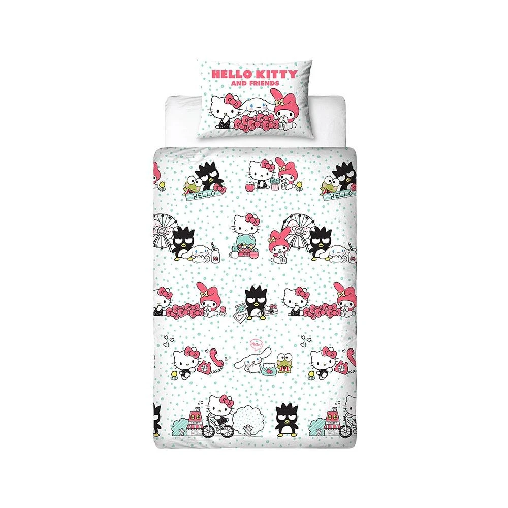 Verre en plastique bleu de Hello Kitty et ses Amis | Party Expert