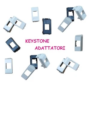 COVER PER RJ45 ADATTATORE KEYSTONE PER TUTTE LE SERIE