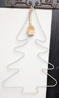 ❤ WeißEr Tannenbaum Zum HäNgen Metall Garten Weihnachten ❤