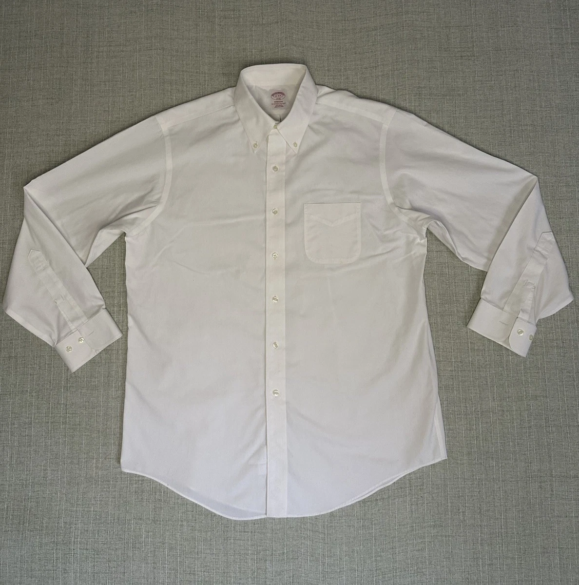 Brooks Brothers White Button-Down Dress Shirts for Men for sale | eBay