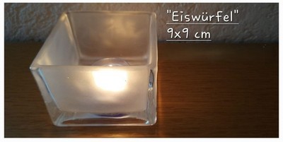Teelichthalter ''Eiswürfel'' von Partylite