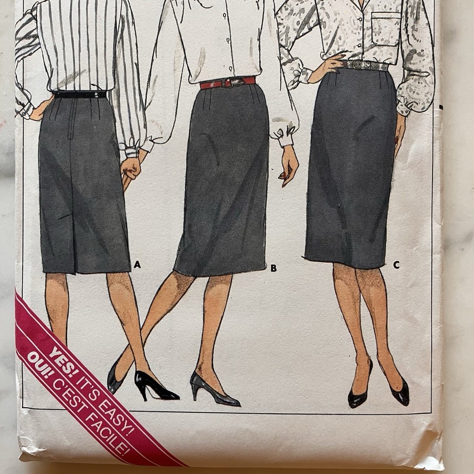 Vintage Butterick Pattern 3471 Women’s Proportioned Skirt Size 16 ...