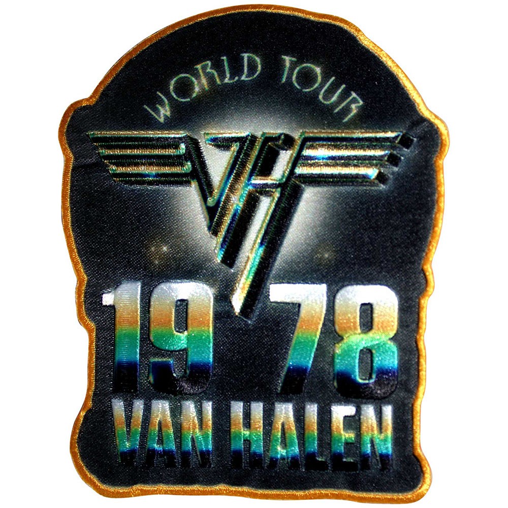 Van Halen World Tour 1978 Iron On Patch NEW OFFICIAL