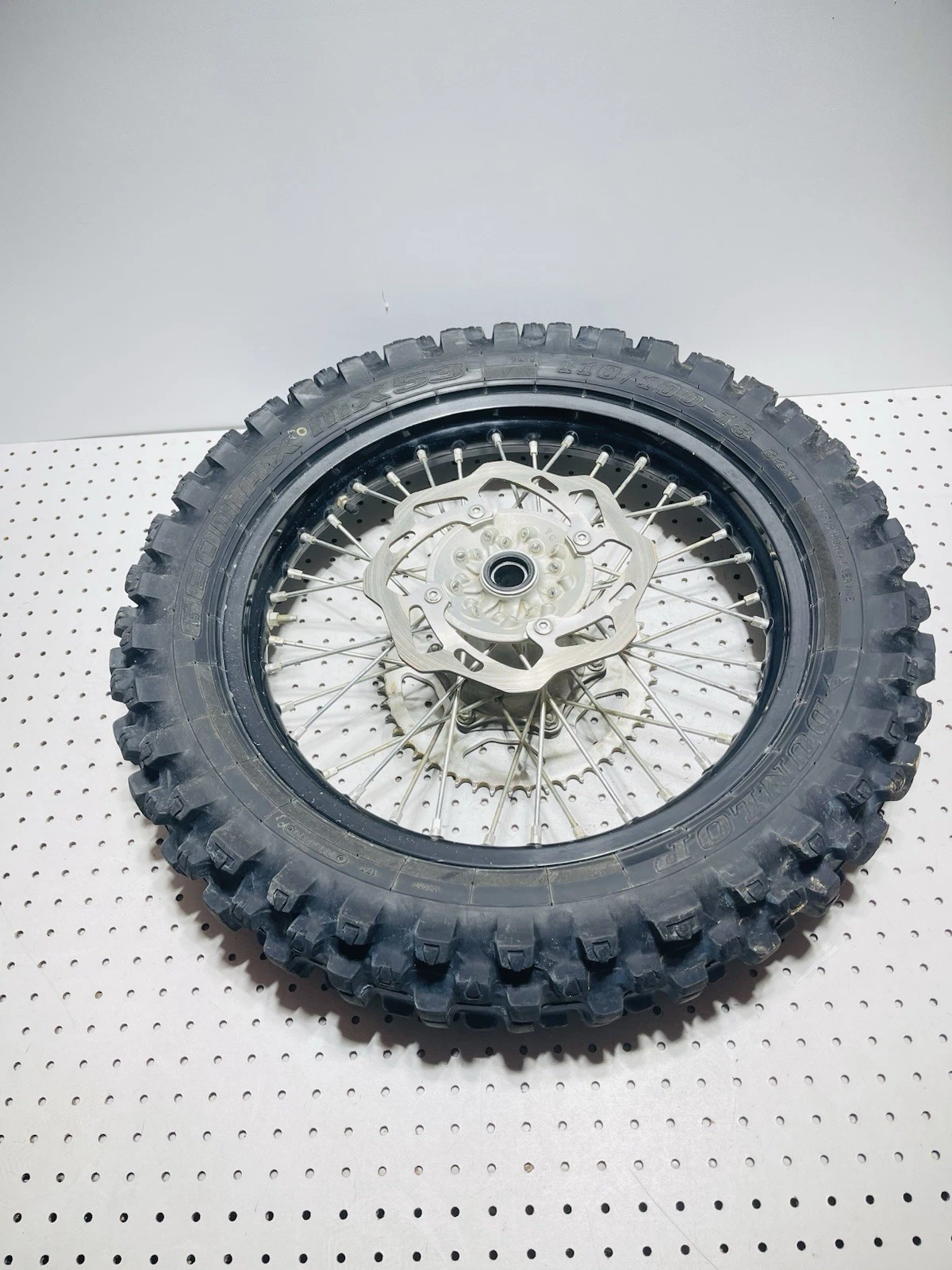 KX250X リアホイール Kawasaki KX250X - Stock 18 Inch Rear Wheel w/ Sprocket Rotor