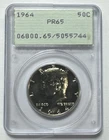1964 Proof Kennedy 90% Silver Half Dollar PCGS PR65 OGH Rattler Old Green Holder