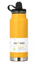 New Klean Kanteen 32oz TKWide Insulated Stainless Steel Water Bottle Chug Cap