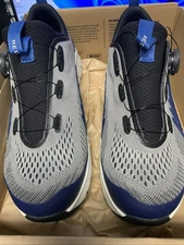 Red Wing Men’s Safety Toe Athletic Work Shoe Black, Grey, And Blue Size 9