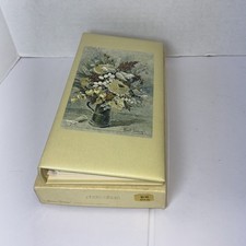 Vintage 1970  s American Greetings Photo Album Book Front Floral Print
