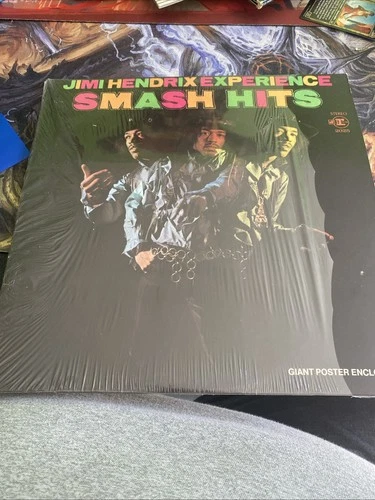 Jimi Hendrix Experience – Smash Hits, Vinyl LP record Compilation Vntg W Poster