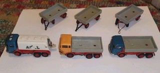 Faller AMS LKW Konvolut Anhänger Dachbodenfund Vintage