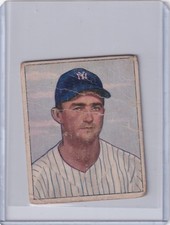 1950 Bowman Baseball #102 Billy Johnson - New York Yankees