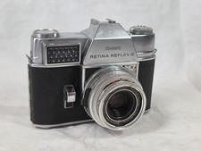 Kodak Retina Reflex III 35mm Film Camera w/ Lens For Parts or Repair / 135303