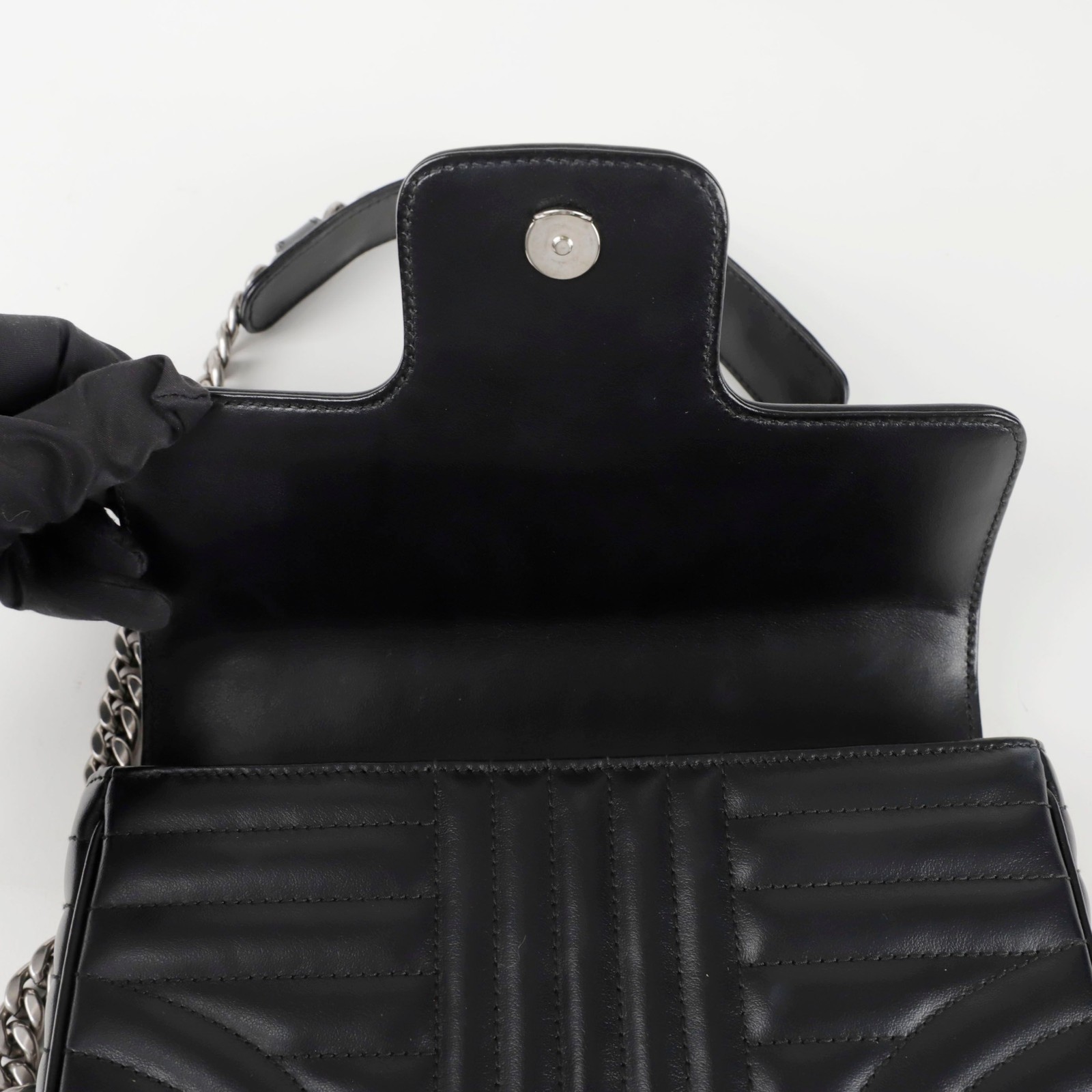 Prada Diagram Chain Shoulder Crossbody Bag 151677904 thumbnail 9