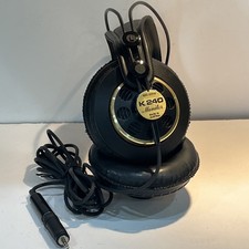 AKG K240 Monitor 600 Ohm Vintage Studio Headphones Made in Austria Tested