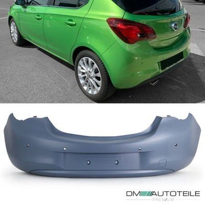 Stoßstange hinten grundiert für PDC passt für Opel Corsa E ab 01/2015
