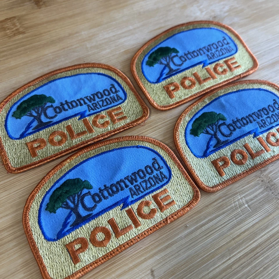 Lote de 4 Cottonwood Police State Arizona AZ estilo antiguo Foto 3 de 4