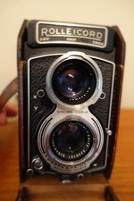 Vintage Rolleicord Franke  Heidecke Braunschweig TLR Camera, Case, Manual, Lens