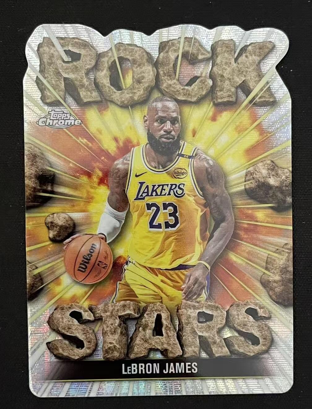 2025-26 Topps Chrome LeBron James Rock Stars Case Hit SSP