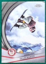 Ollie Martin 2026 Topps Chrome U.S. Winter Olympic & Paralympic Team Hopefuls 54