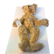 Beautiful, Vintage Handmade Artist-signed German Mohair Collectible Teddy Bear.