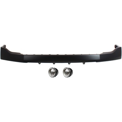 7L1Z17D957APTM, AL1Z15200B CAPA Set of 3 Bumper Covers Fascias Front Upper