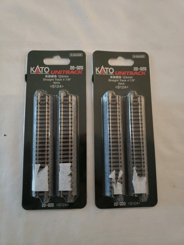 Voie Droite UniTrack Kato échelle N - 64 Mm (S64U) Pour Modélisme Ferroviaire, Découplage Magnétique