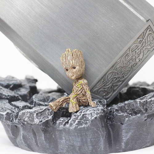 6CM Guardians of The Galaxy Baby Groot Figure Flowerpot Pen Pot Toy Gifts New - Picture 11 of 12