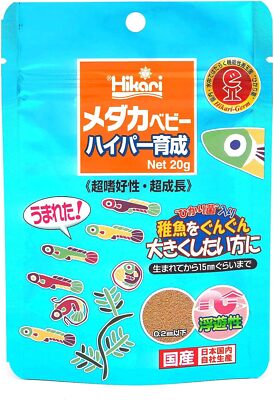 Hikari Medaka Baby Hyper Growth Japanese Killifish foods 20g Kyorin Fish food