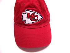 NFL KC Chiefs Cap Red 47 Brand Adjustable Strap w/Snap      #R204