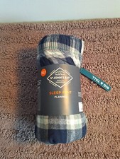 St John's Bay Mens 3XLT Big  Tall Grey Blue Plaid Sleep Athlesier Flannel Pants