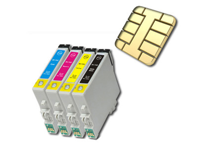 4 Druckerpatronen kompatibel für Epson Stylus DX7400 (kein original Epson)