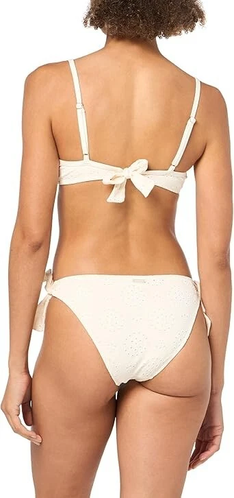Emporio Armani женщин бюстгальтер пуш-ап и бант бриф Sangallo кружева бикини комплект Ecru M - Изображение 3 из 4