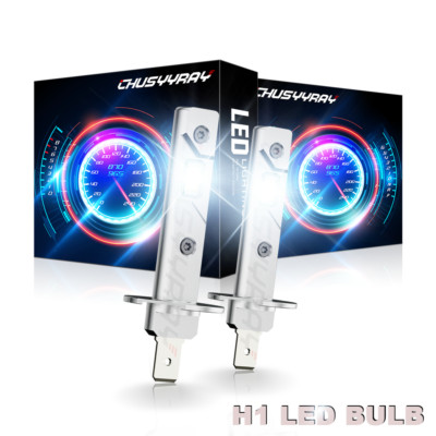 2pcs H1 LED Headlight Bulbs High Beam Kit for Ford C-Max 2013-2017 6000K White