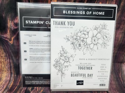 Stampin' UP! BLESSINGS OF HOME Stamp Set & FLOWERS OF HOME Dies Beautiful Day