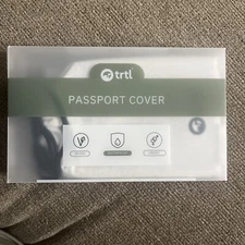 Trtl Vegan Leather Passport Cover - NIB