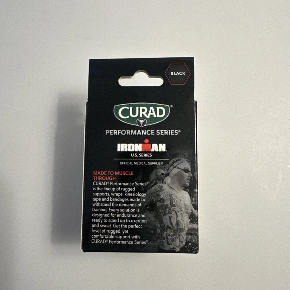New CURAD Performance Series Ironman Self-Adherent Wrap Black 3" x 5 yds - Image 3 of 4