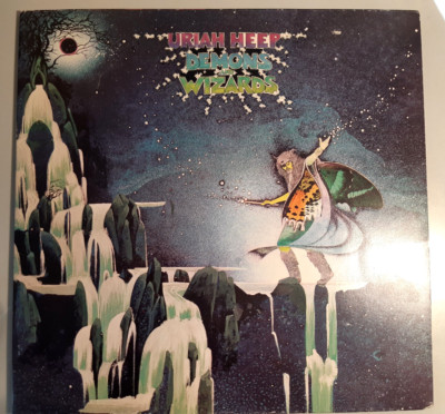 Uriah Heep Demons and Wizards LP Vinyl UK Bronze 1972 Gatefold 28768XOT
