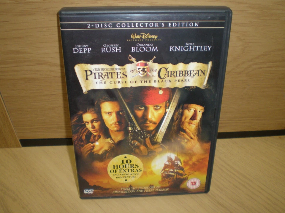 Pirates of the Caribbean 1-5 (Box Set) (DVD, 2017) - Image 4 of 4