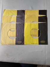 45 RPM 7" RECORD SLEEVES CO. SLEEVE 6 PACK SEE PHOTOS - Atlantic SLV14