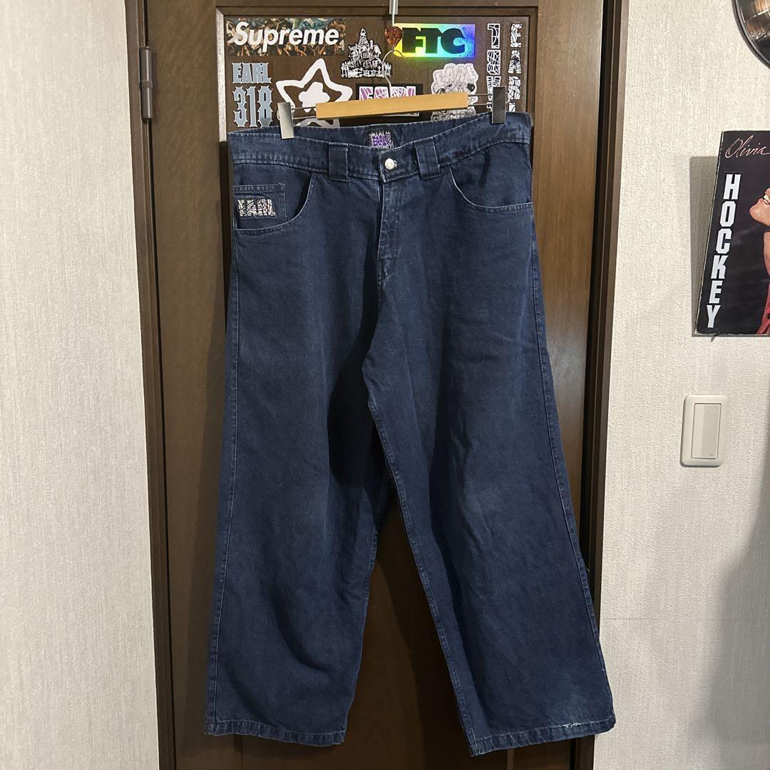 Earl Skateboard Denim Pants Blue Black L Size Rare Earl Skateboard Denim Pants Blue Black L Size Rare