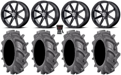 MSA Black Diesel 20'' Wheels 38'' BKT AT 171 Tires Can-Am Maverick X3