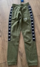 adidas Fleece Tape Joggers Mens Size XSmall RRP £55