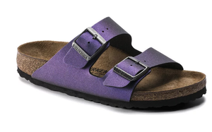 purple metallic birkenstocks