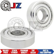  2pcs S6305-ZZ Stainless Deep Groove Ball Bearing 25mm ID x 62mm OD x 17mm W 