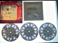 SAWYERS VIEW-MASTER THE LITTLEST ANGEL BY CHARLES TAZWELLWITH BOOKLET AND SLEEVE