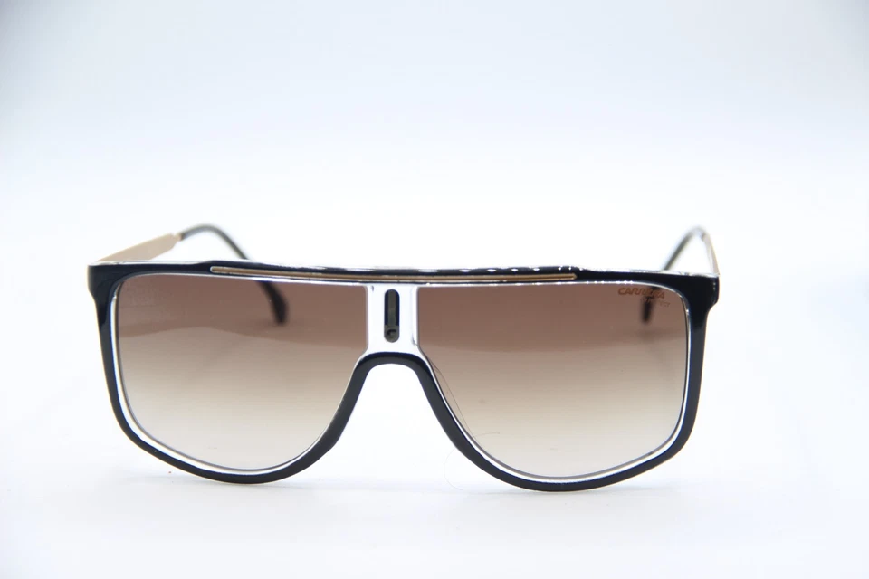 全新 Carrera 1056/S 2M2HA 透明黑色金色毕业正品太阳镜 61-11 — 第 2/4 张图片