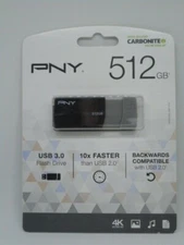 New PNY ELEDGE 512GB USB 3.0 Flash Drive
