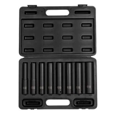 SUNEX 2848 8-Piece 1/2" Drive Extra Deep SAE Impact Socket Set NEW